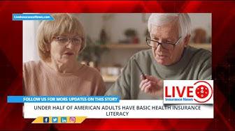 'Video thumbnail for Under half of American adults have basic health insurance literacy'