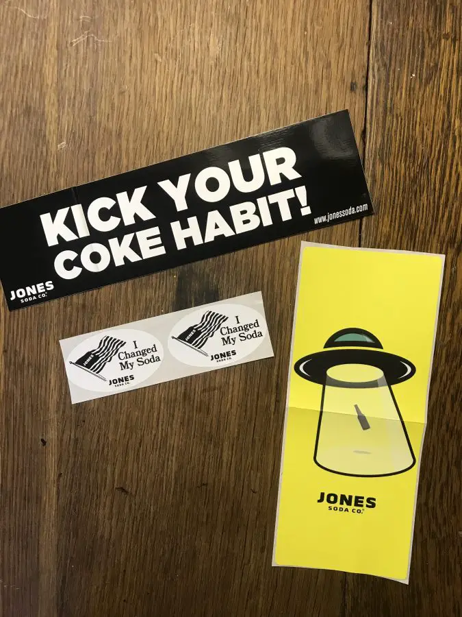 Jones Soda sticker