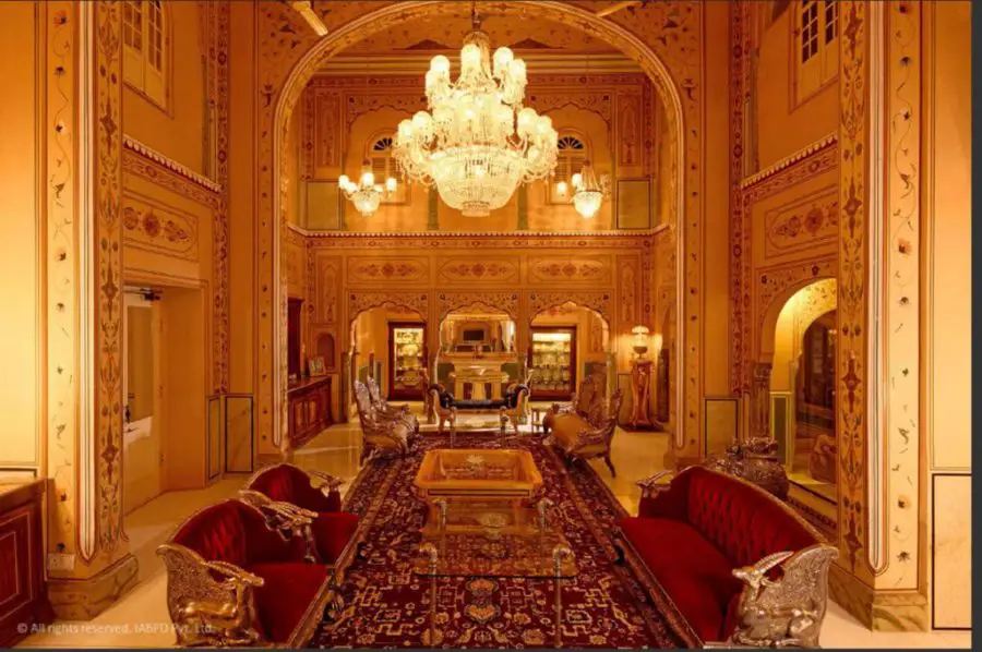 The Shahi Mahal Suite at the Raj Palace Hotel, Jaipur, India