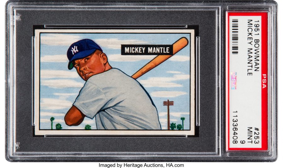 1951 Bowman Mickey Mantle