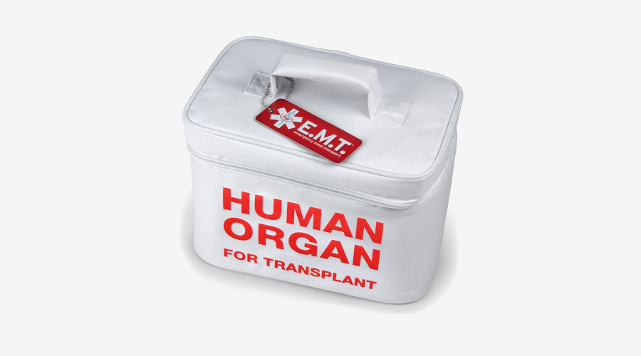 “Human Organ for Transplant” Bag
