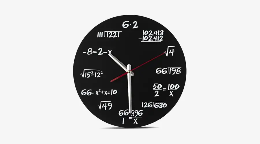 Math Equation Clock