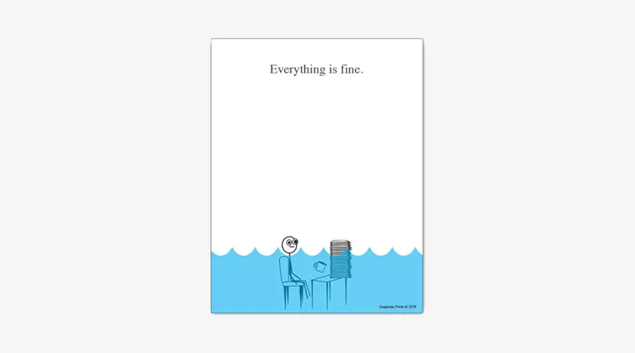 Everything is Fine Paper Pad