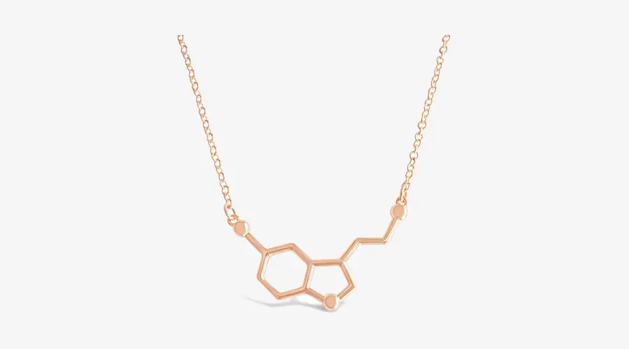 Rosa Vila Happiness Serotonin Molecule Necklace