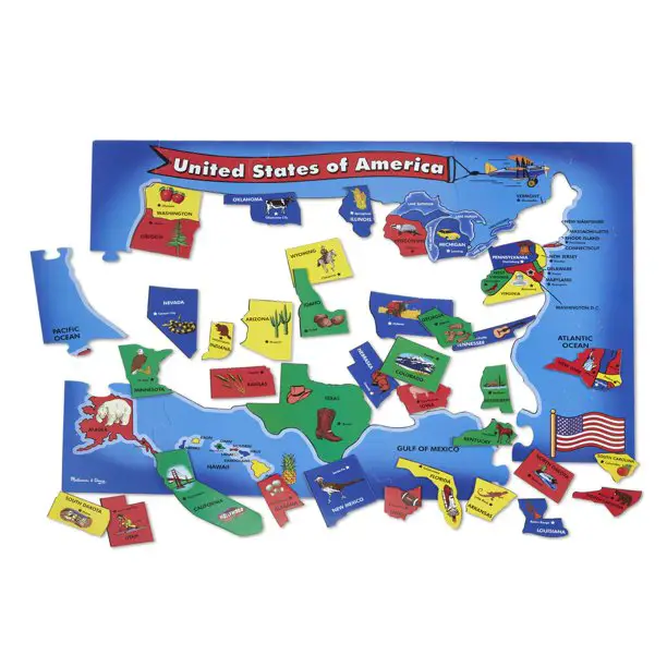 usa map puzzle